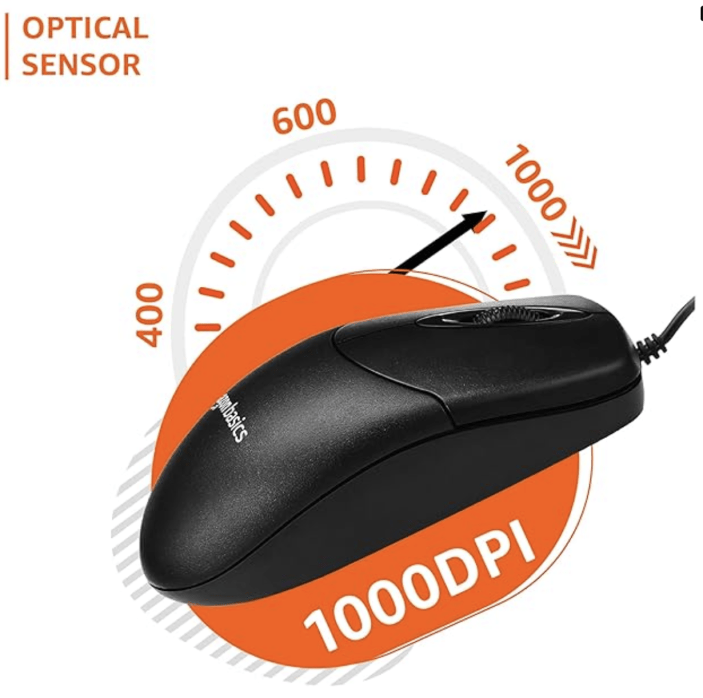 Amazon Basics Wired Mouse