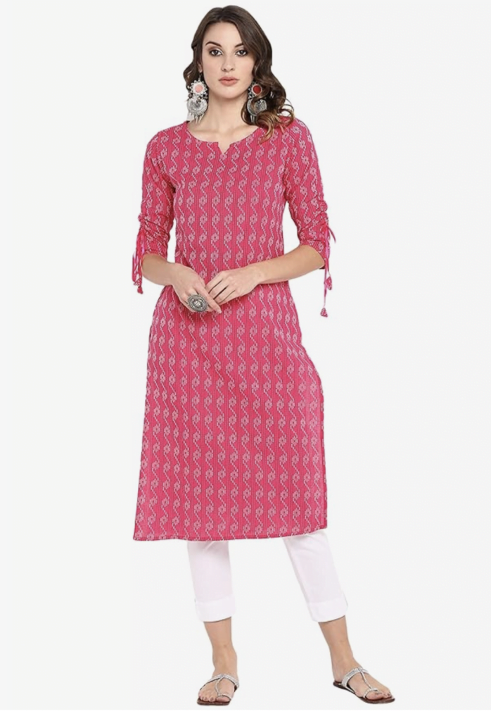 Janasya Women's Pure Cotton Straight Kurta