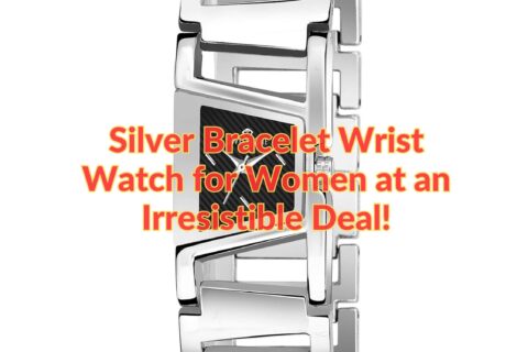 Silver Bracelet Wrist Watch for Women at an Irresistible Deal!