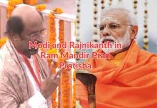 Ram Superstar Rajinikanth Graces Ayodhya's Ram Mandir Pran Pratishtha Ceremony | PM Modi Leads Historic Ritual consecration | Rajinikanth attends ‘Pran Pratishtha’ ceremony; greets PM Narendra Modi