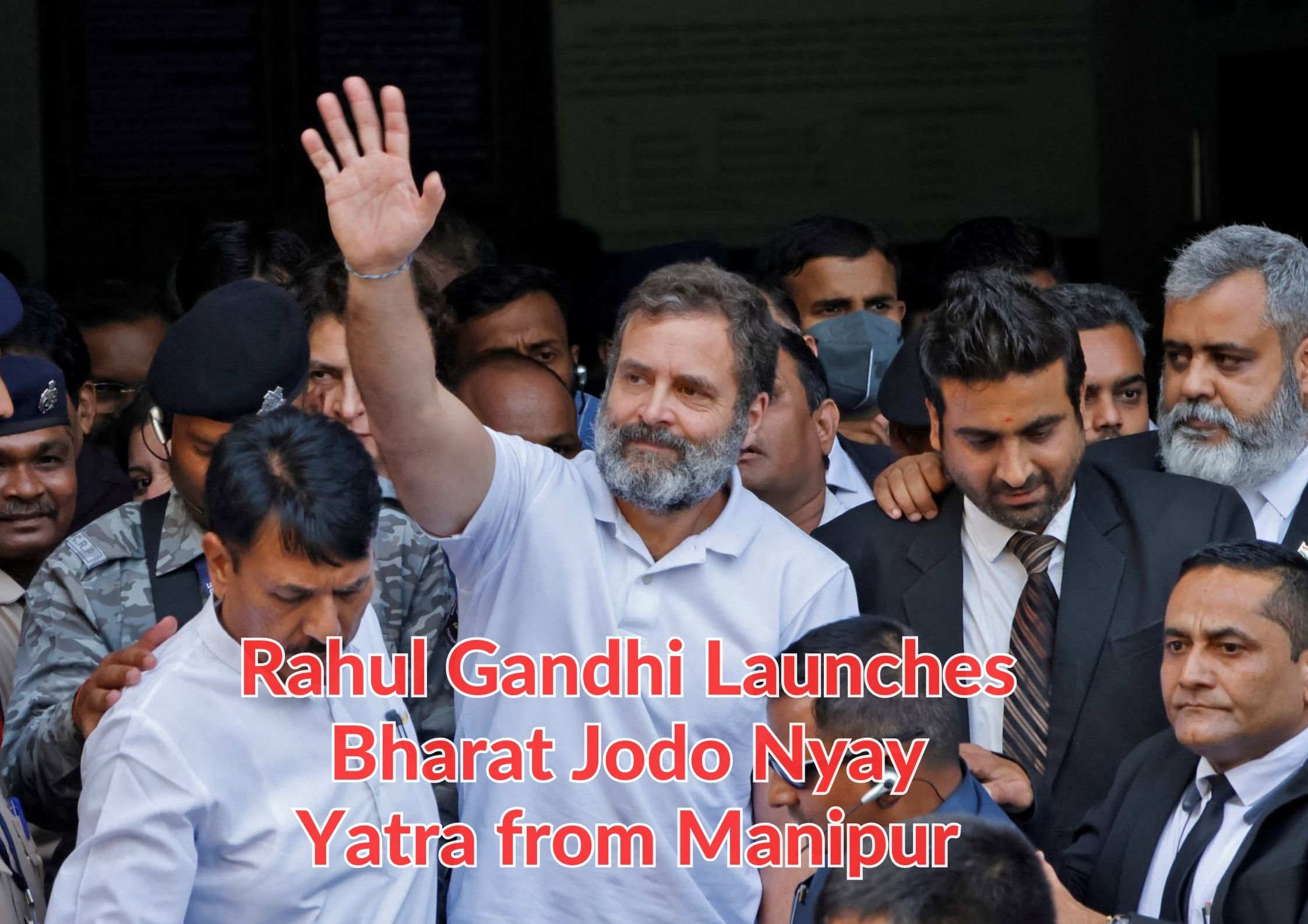 Rahul Gandhi Launches Bharat Jodo Nyay Yatra from Manipur