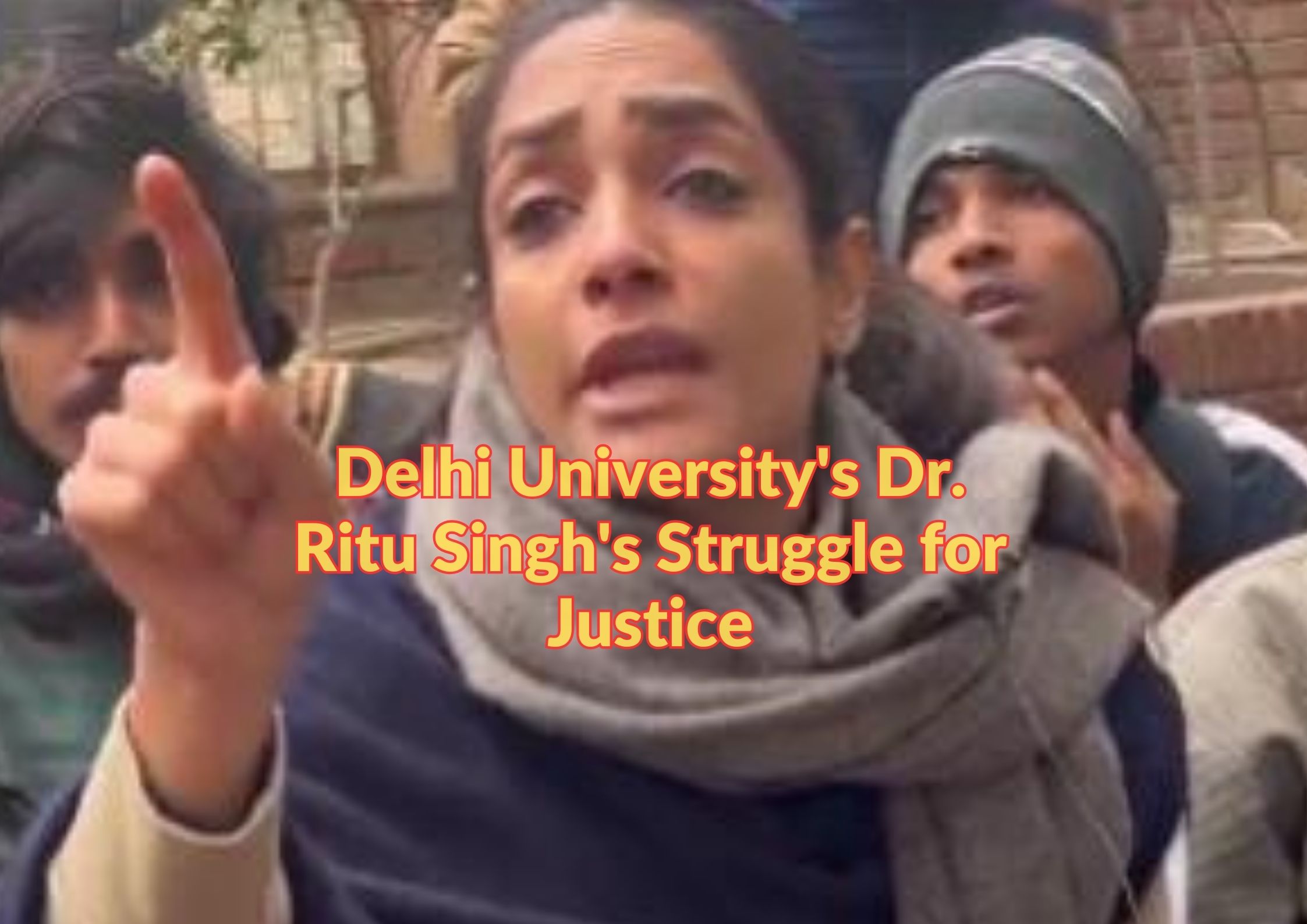 Delhi University's Dr. Ritu Singh's Struggle for Justice: Extended Coverage by Live Aap Tak News