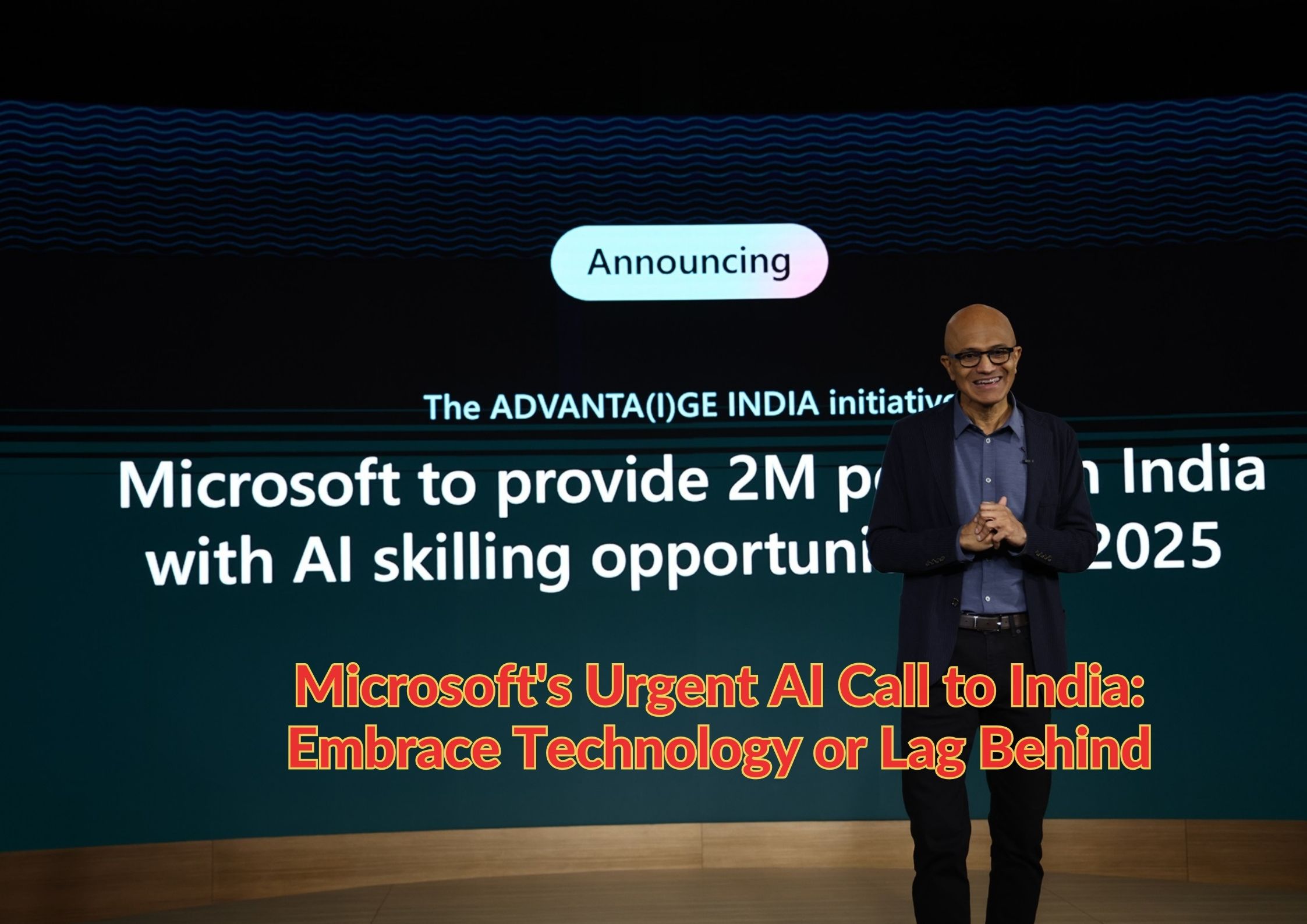 Microsoft's Urgent AI Call to India: Embrace Technology or Lag Behind